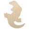 Komodo Dragon Solid Unfinished Wood Shape Piece Cutout for DIY Craft Projects